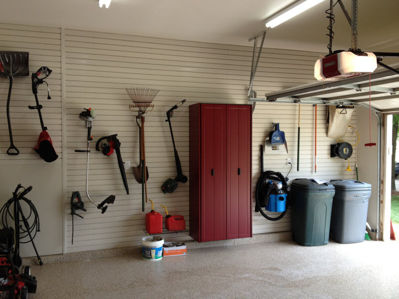Nampa - Slatwall and a Garage Storage Cabinet